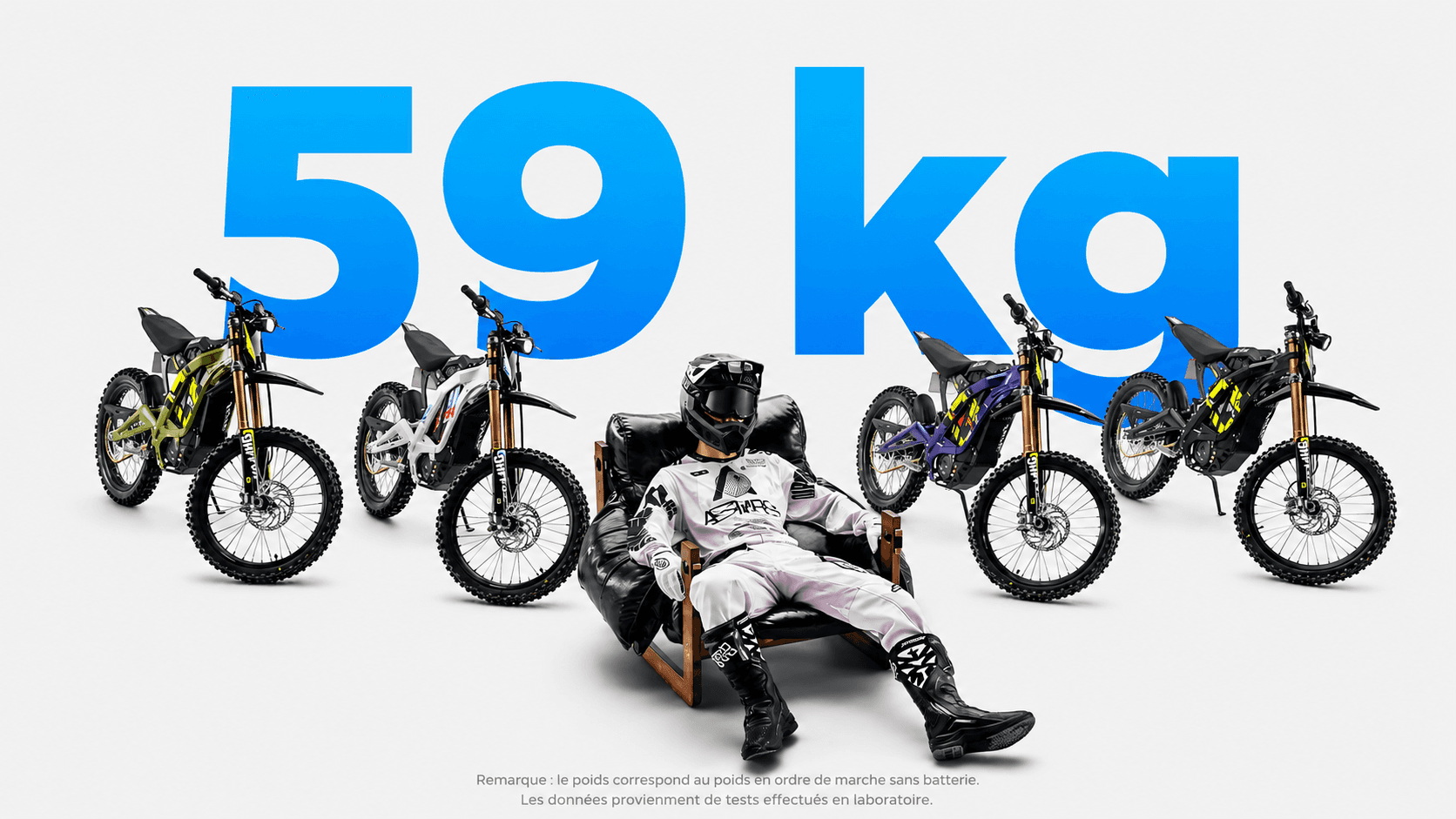 Poids plume Sur-Ron - 59kg